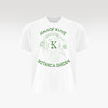 Botanica Cotton T-Shirt White | Green Graphic Boxy Fit – Unisex Streetwear