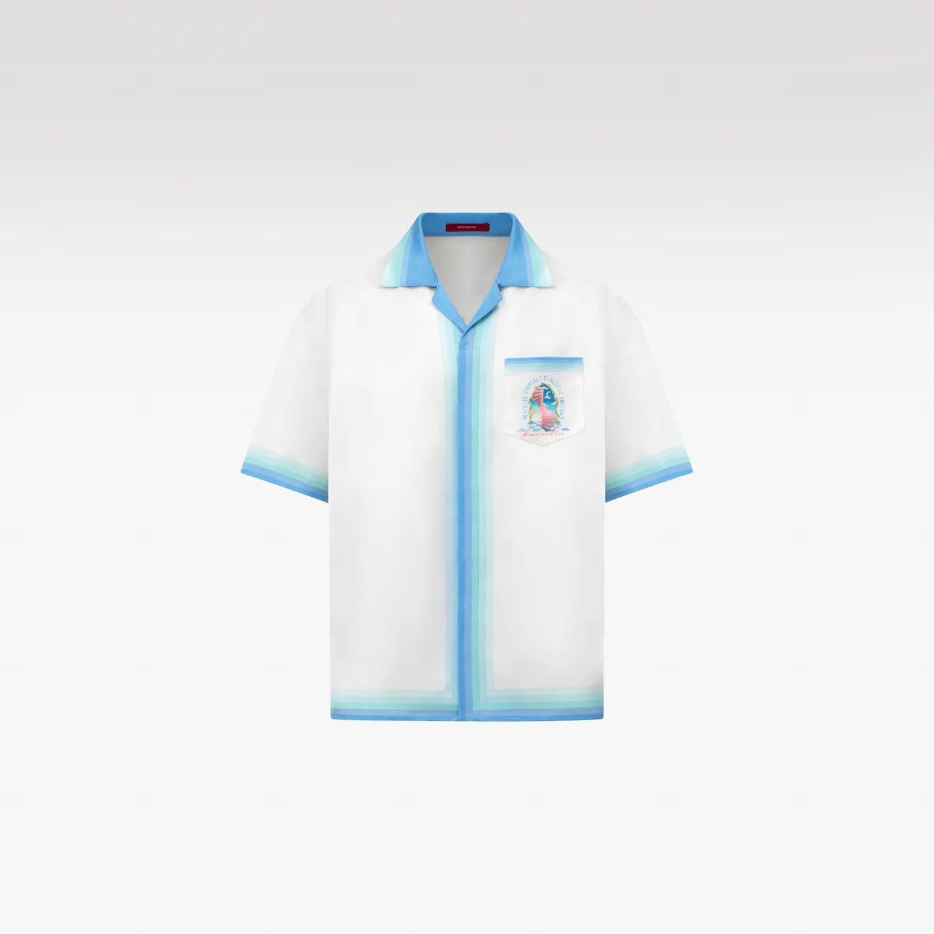 Odyssey Silk Shirt | Premium Printed Silk Gradient Peaceful