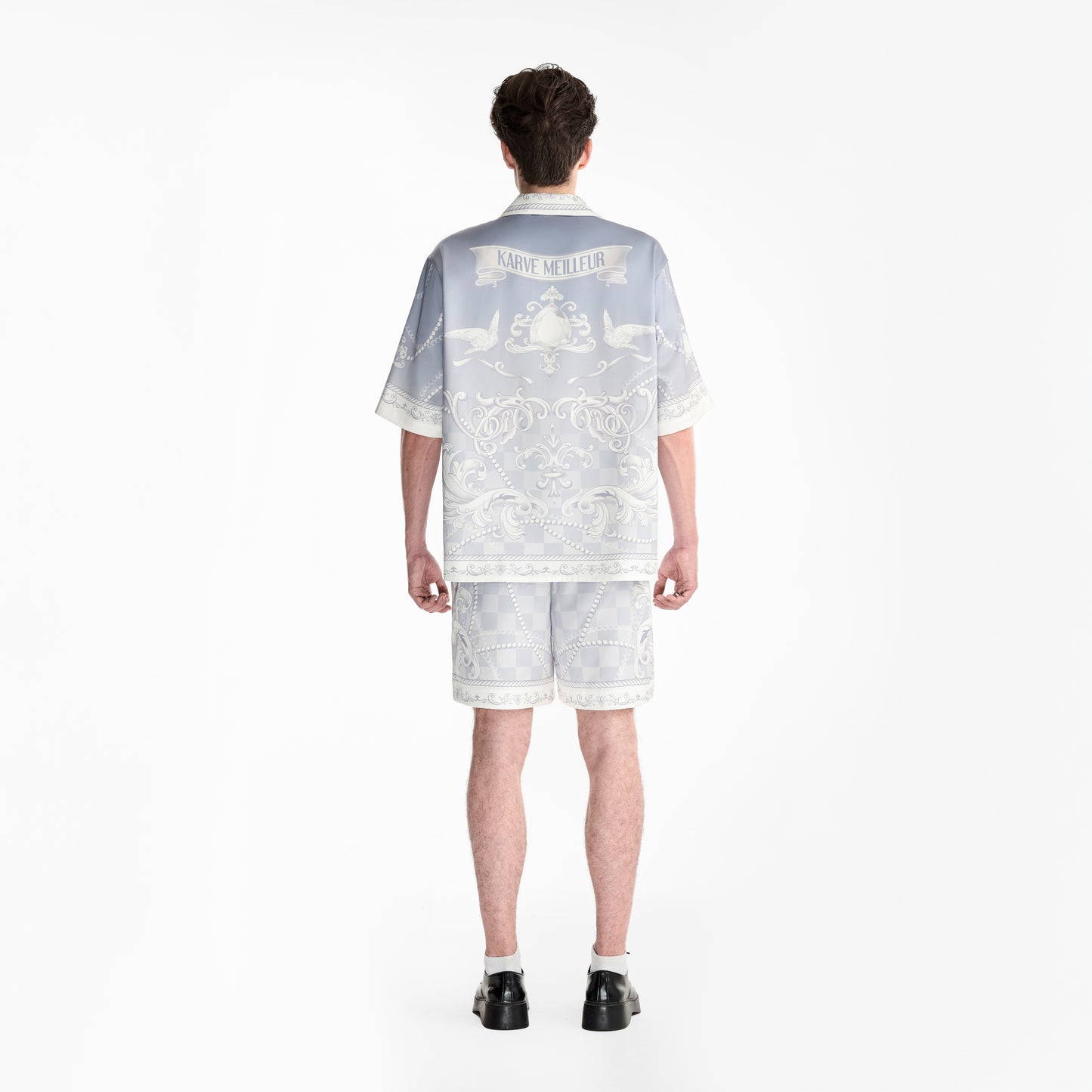 Epiphany Silk Shirt - Grey