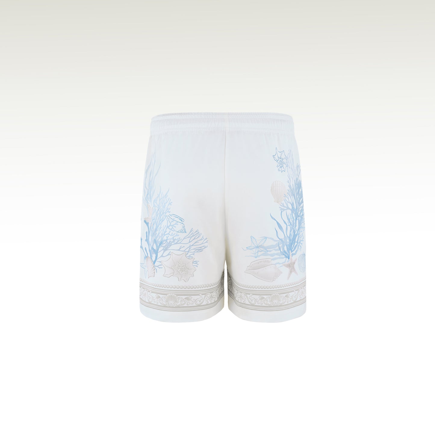 Rococo Coraline White Silk Shorts