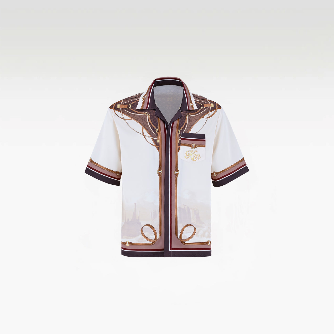 Knots Of Sand Silk Shirt
