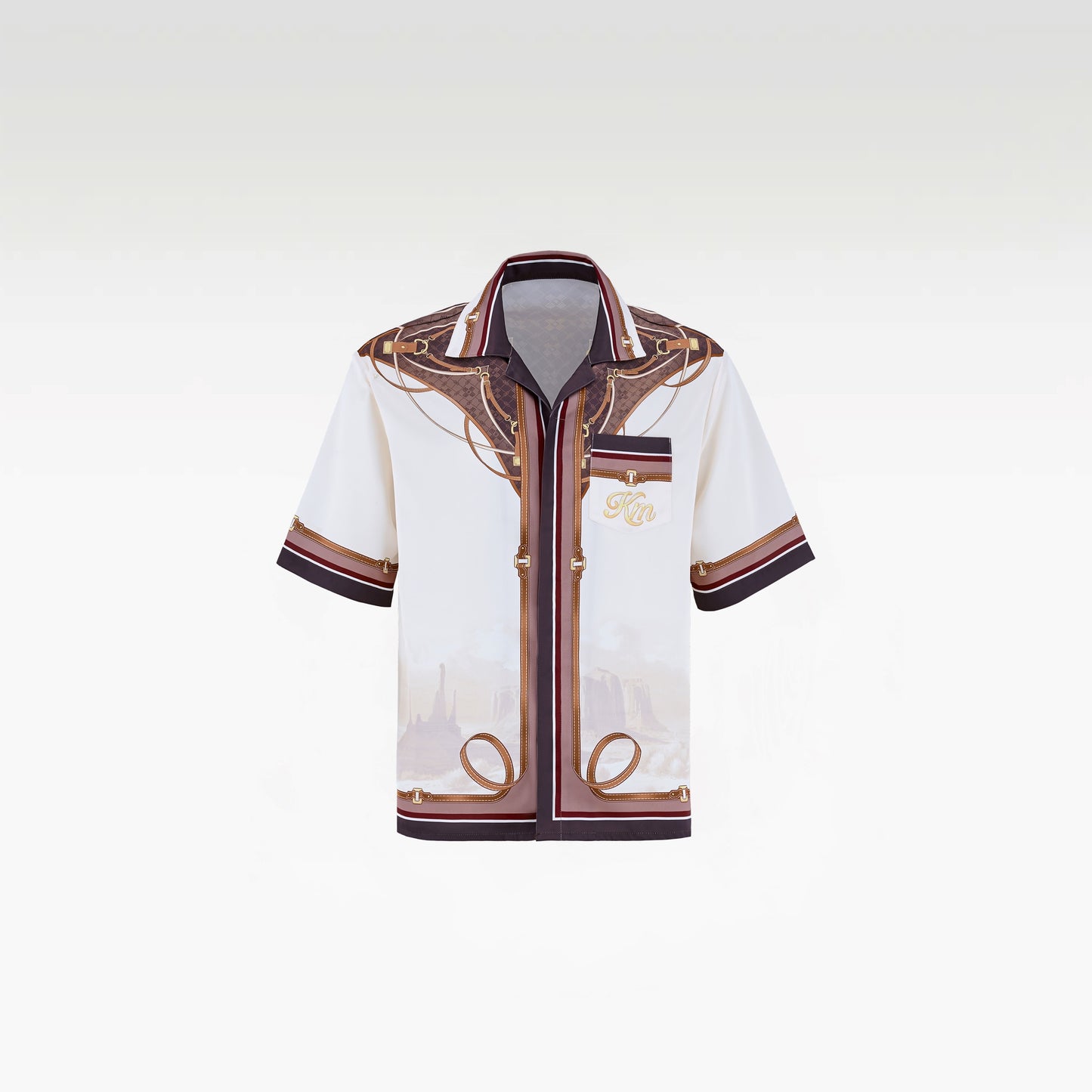 Knots Of Sand Silk Shirt