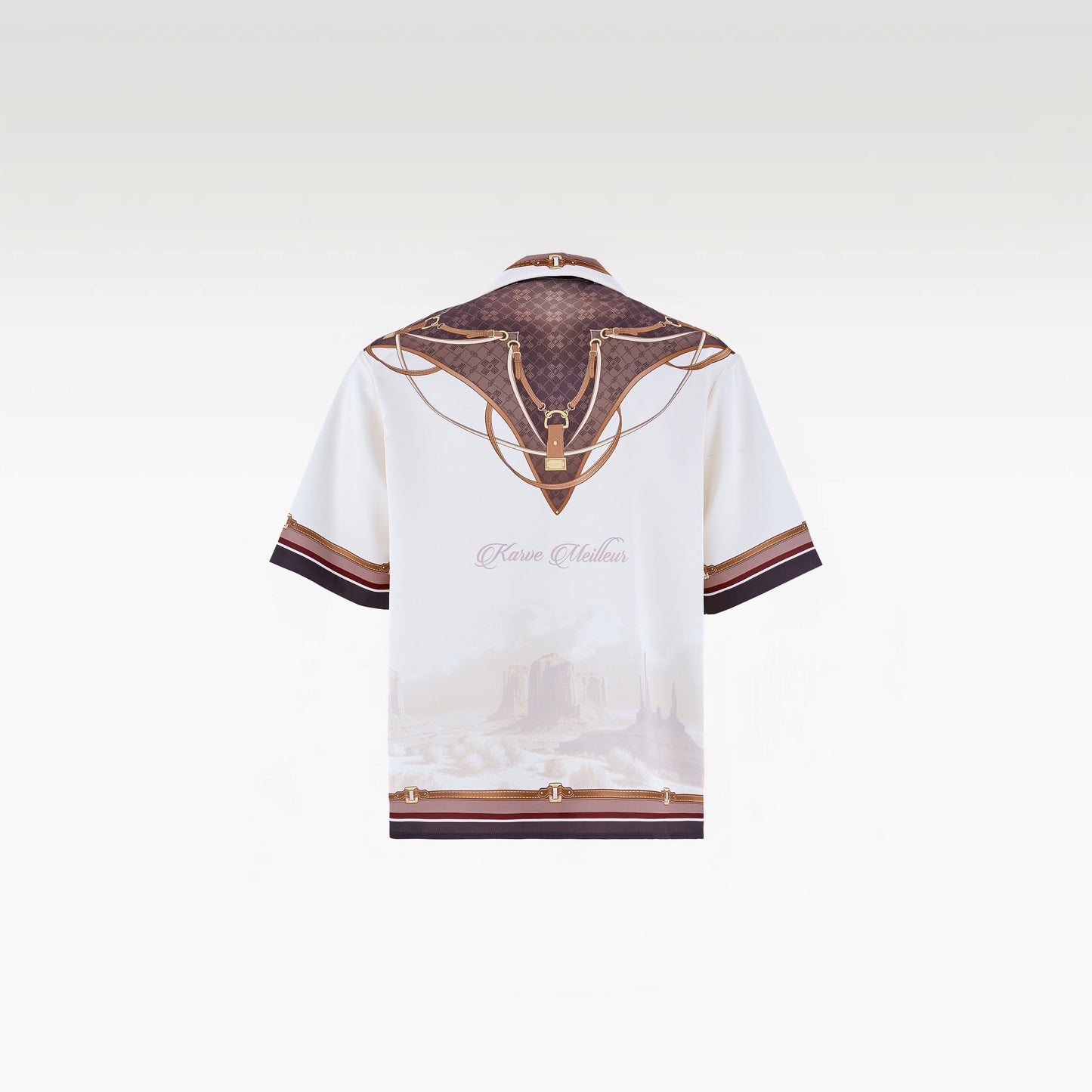 Knots Of Sand Silk Shirt