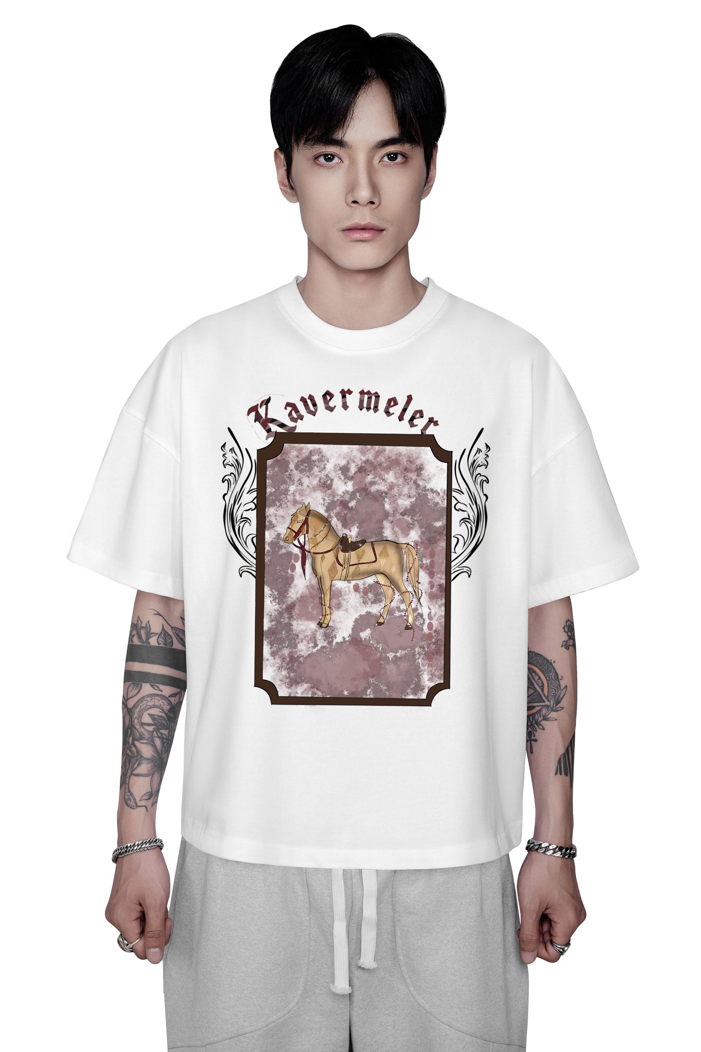 Equine Brom Boxy T-Shirt | Boxy Fit Graphic Tee