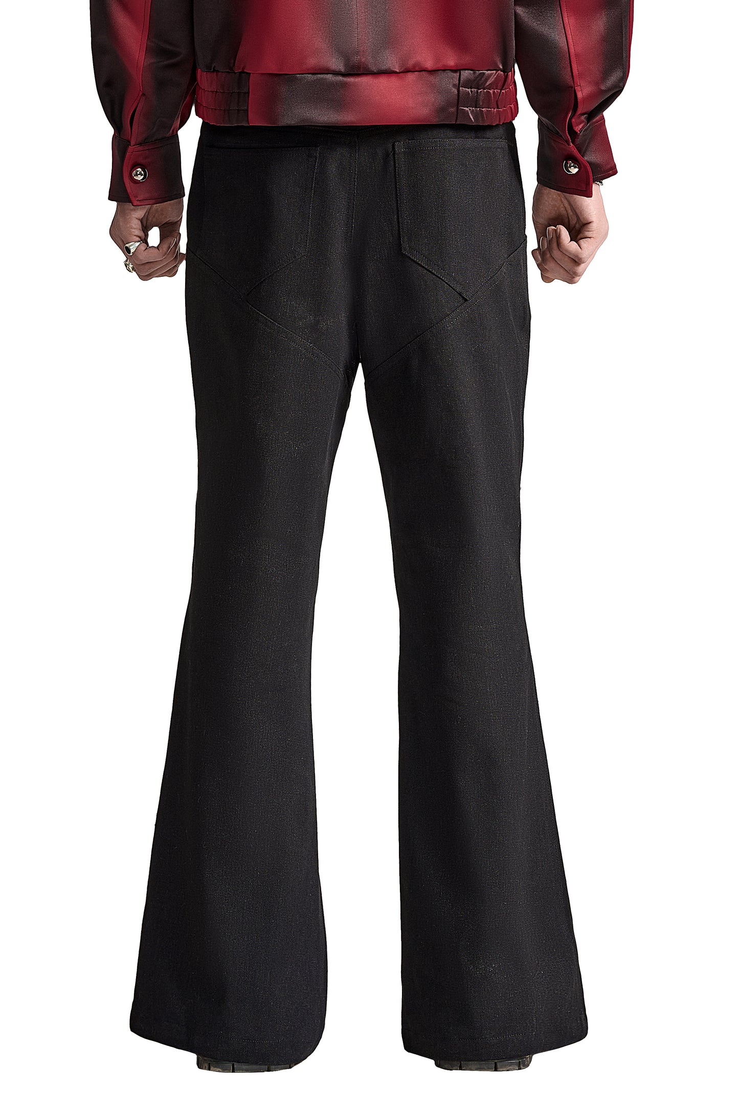 Project Mayhem Chinos Kaki Pants | Extreme Flared Zipper Streetwear