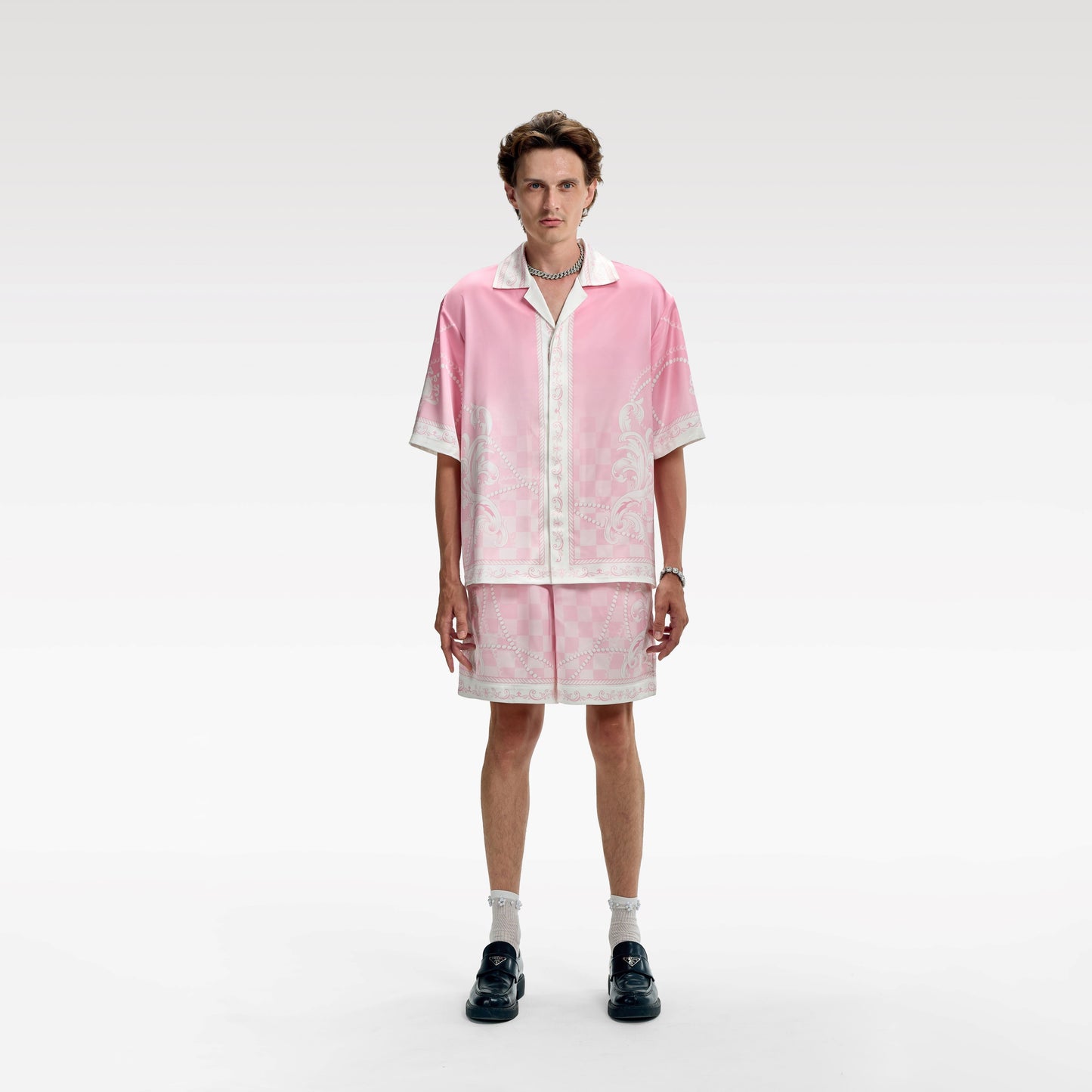 Quần short lụa Karve Meilleur Epiphany - Hồng