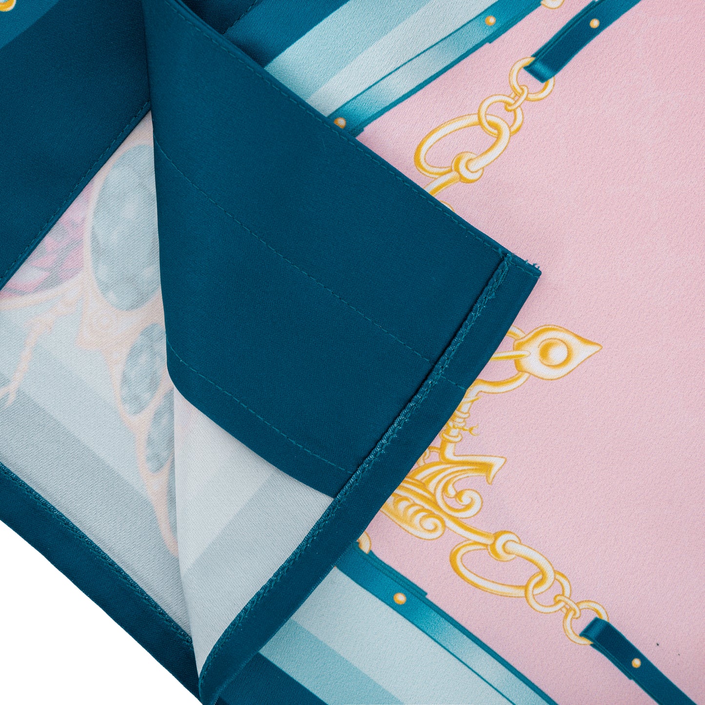 The Fancy Duke Long-Sleeve Silk Shirt | Decadent Printed Silk Taffeta Cuban Collar Jeweled Beetle