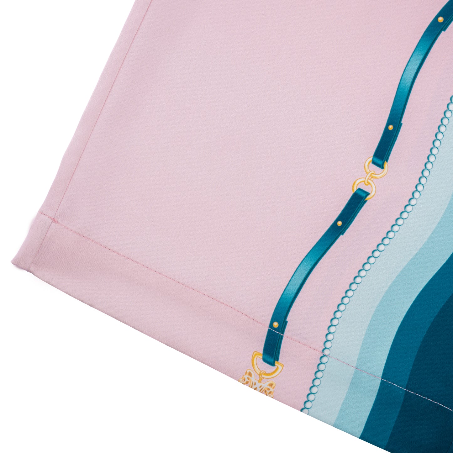 Fancy Duke Silk Pants | Decadent Printed Silk Taffeta Pants Jeweled Beetle Print