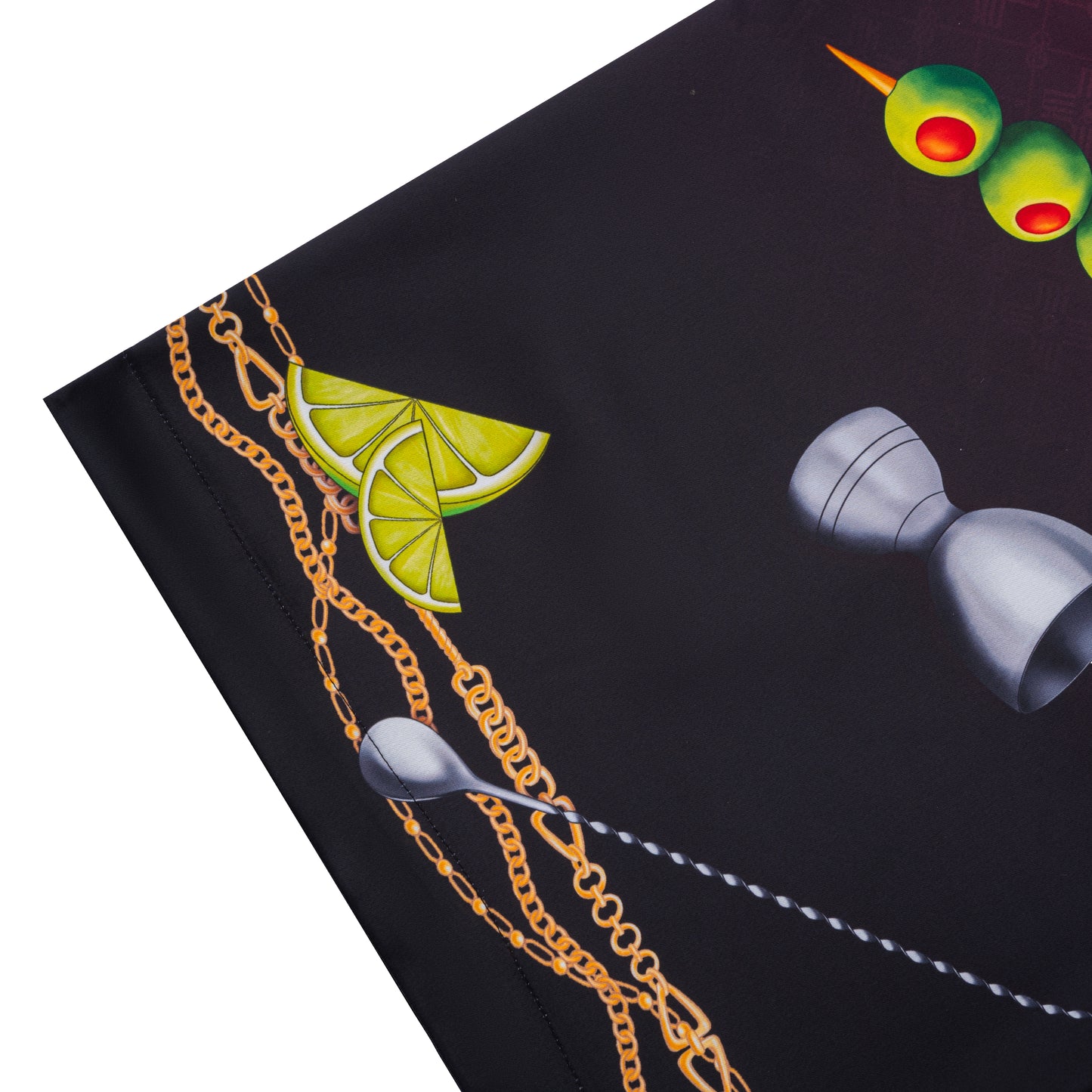 Agent 00K Silk Shorts | Printed Silk Taffeta Nightlife Cocktail