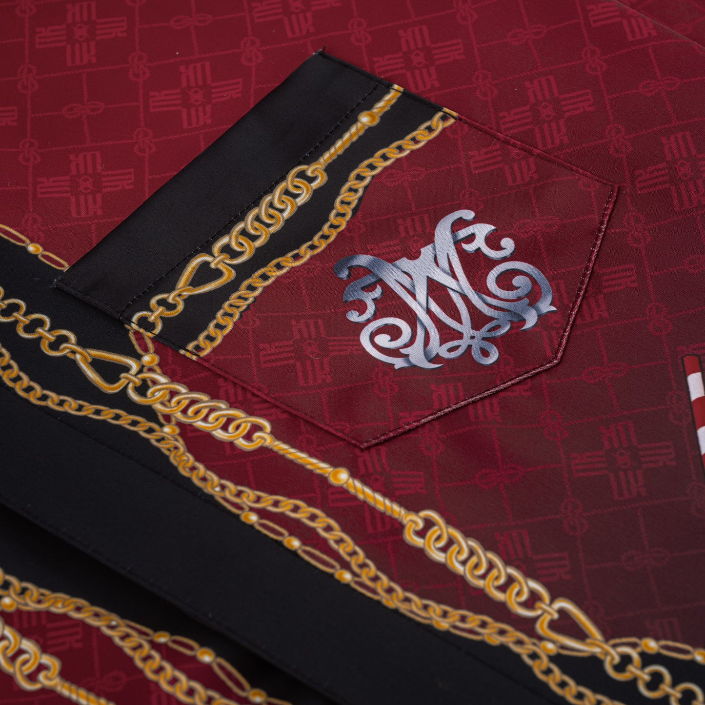 Agent 00K Silk Shirt | Printed Silk Taffeta Cuban Collar Short Sleeve Nightlife Cocktail