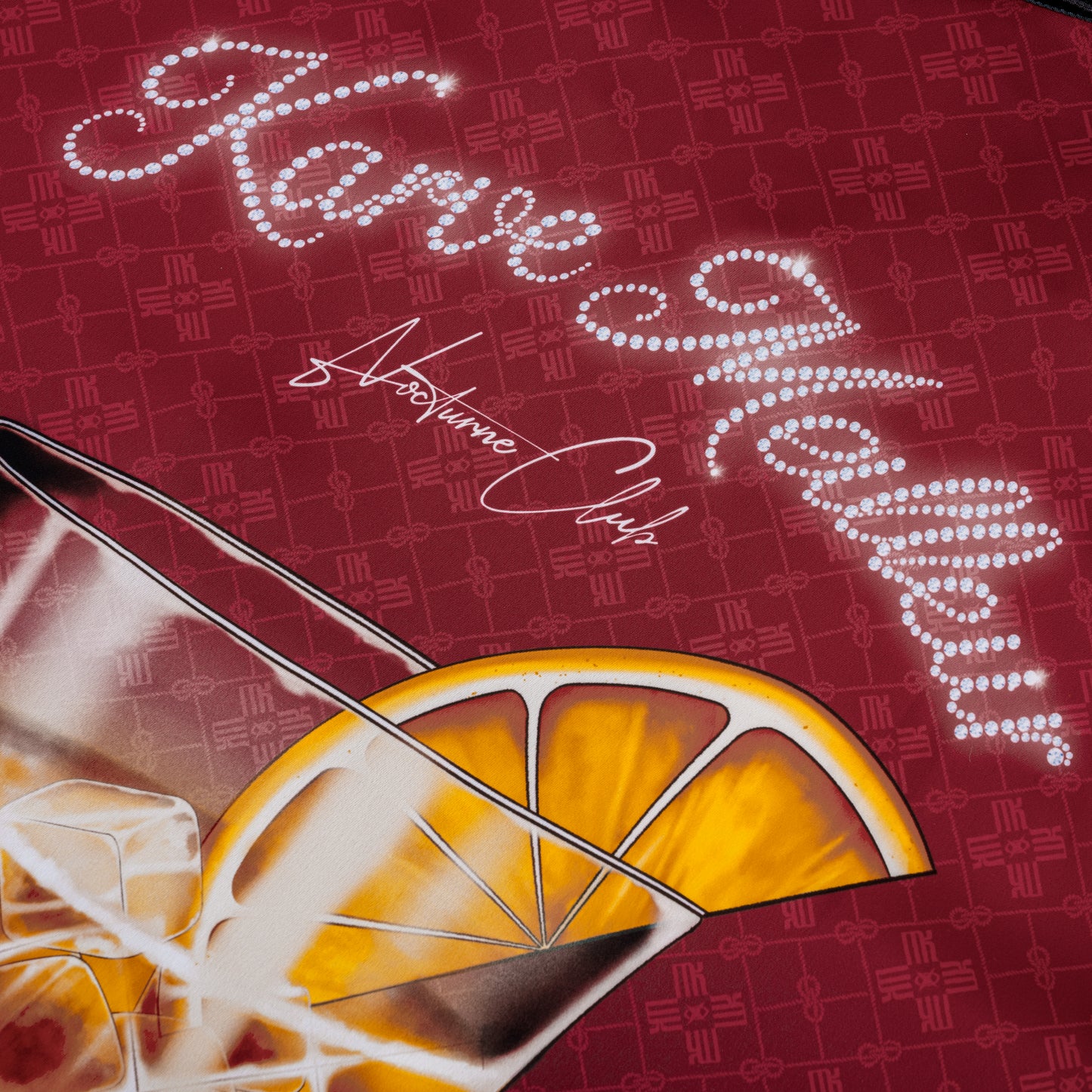 Agent 00K Silk Shirt | Printed Silk Taffeta Cuban Collar Short Sleeve Nightlife Cocktail