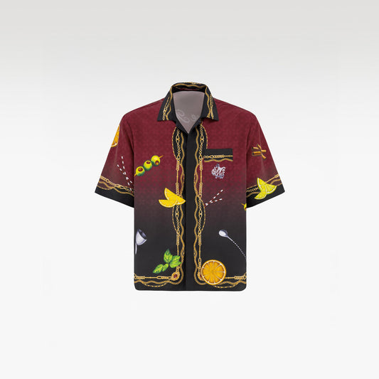 The Agent 00K Short-Sleeved Shirt | Proprietary SILKRA™ Old Fashioned Print