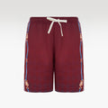 Plum Bee Silk Shorts | Drawstring Elastic Waistband Silk Shorts