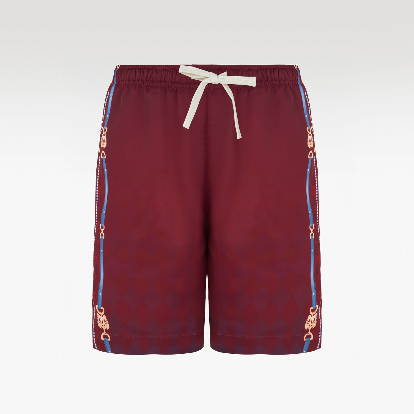 Plum Bee Silk Shorts | Drawstring Elastic Waistband Silk Shorts