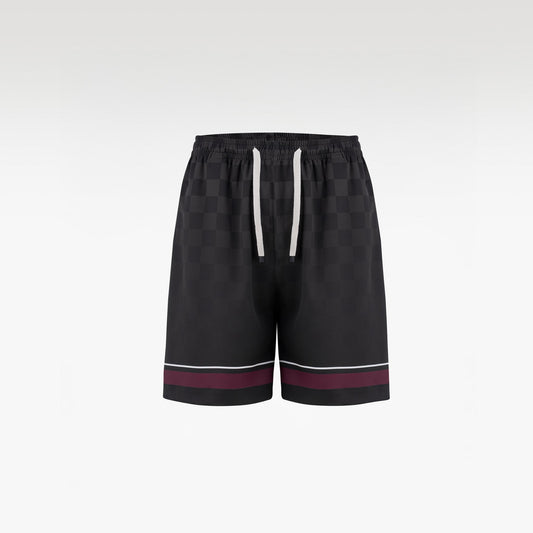 The Lucky-K Shorts | Proprietary SILKRA™ Midnight Dice Checkerboard