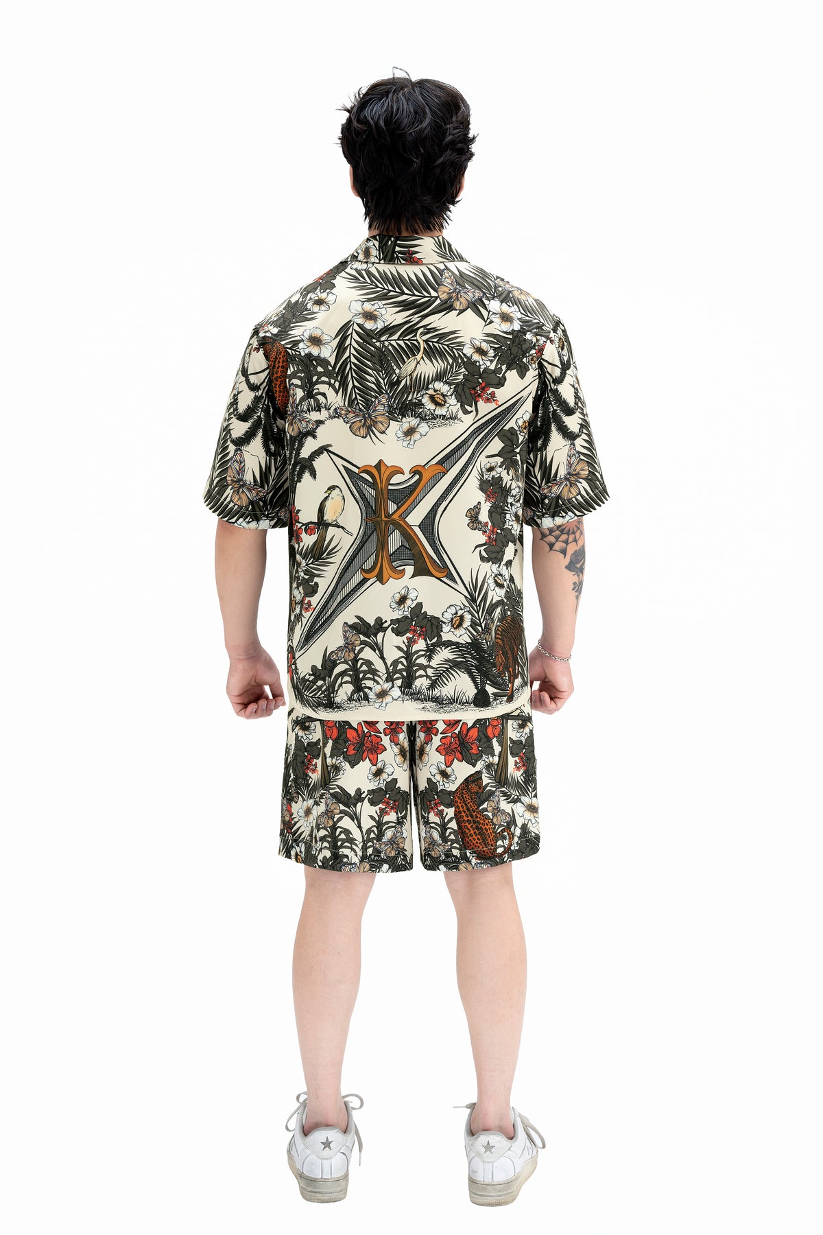 Sylvan Earth Silk Shirt | Relaxed Fit Short-Sleeve Cuban Collar Silk Shirt