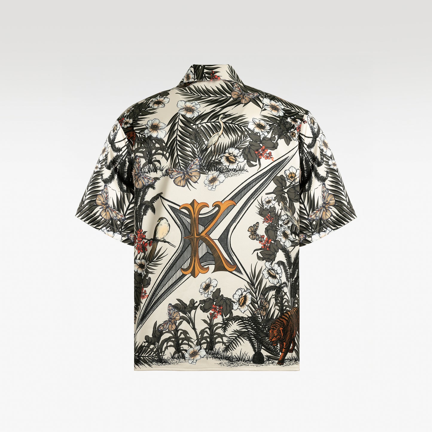 Sylvan Earth Silk Shirt | Relaxed Fit Short-Sleeve Cuban Collar Silk Shirt