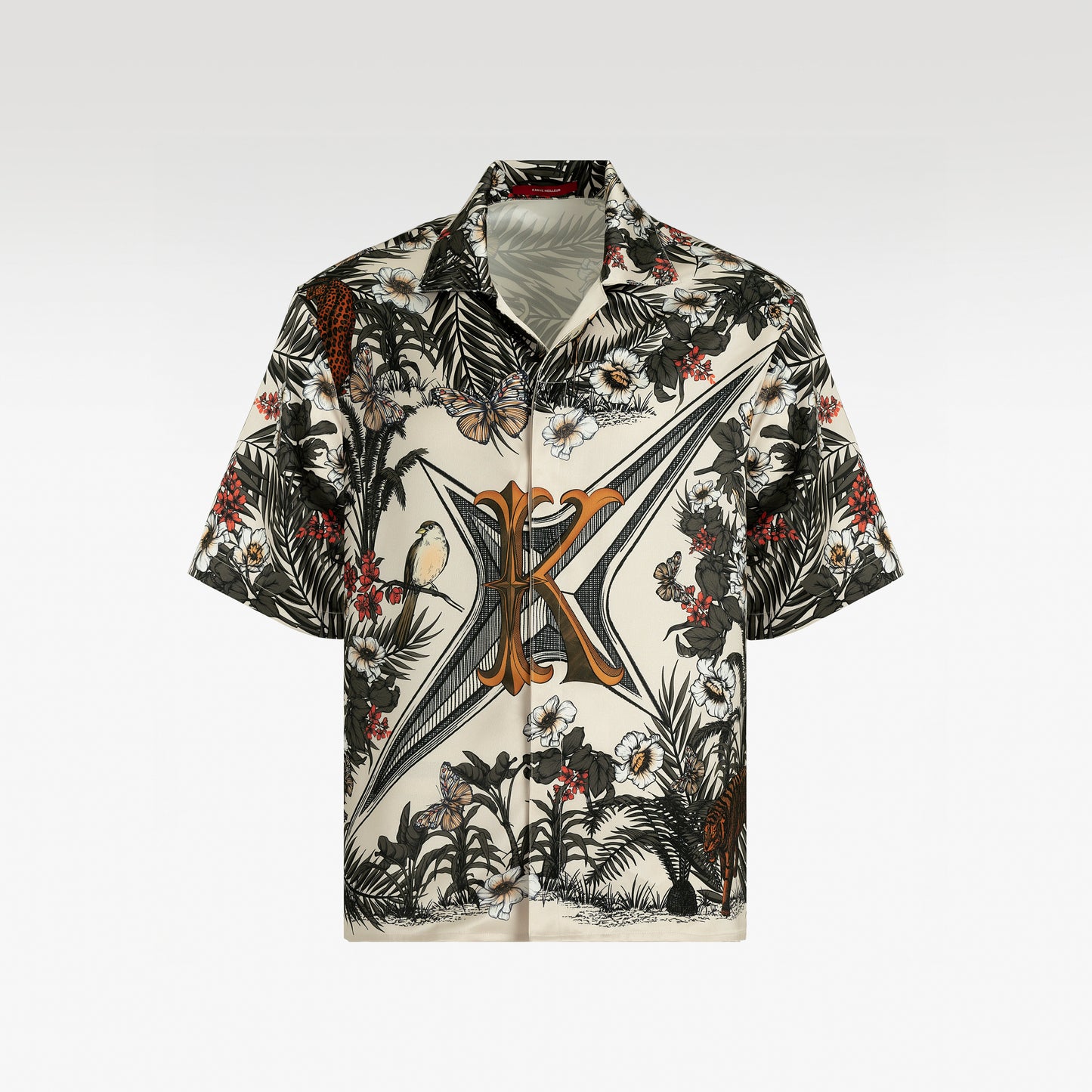 Sylvan Earth Silk Shirt | Relaxed Fit Short-Sleeve Cuban Collar Silk Shirt