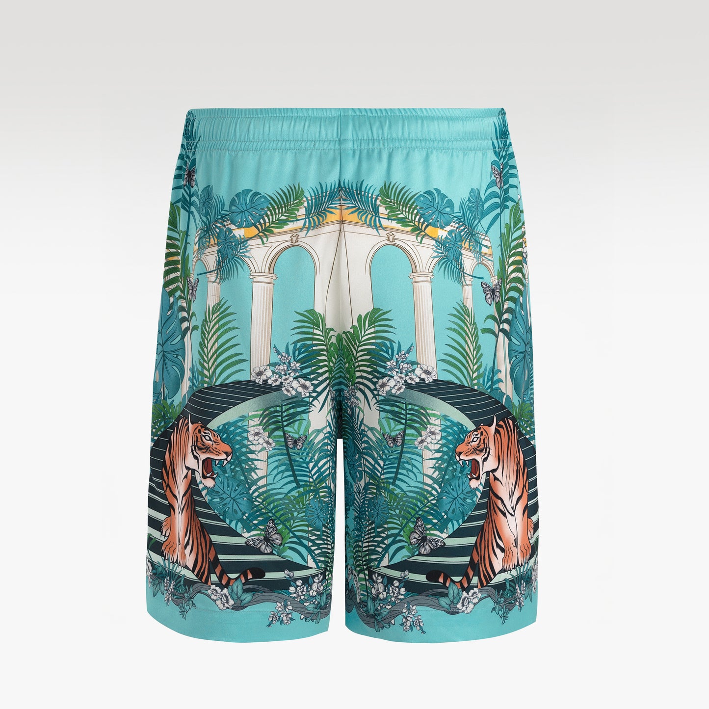 Verdastra Silk Shorts | Drawstring Elastic Waistband Silk Shorts