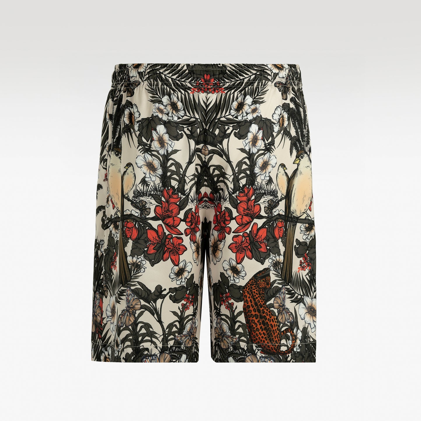 Sylvan Earth Silk Shorts | Drawstring Elastic Waistband Silk Shorts