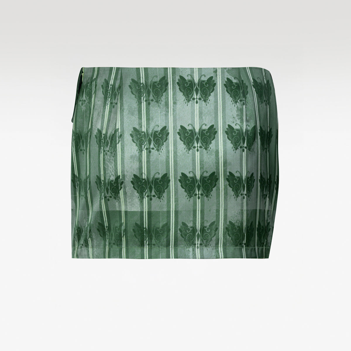 Ravelle Olive Skirt | Foldover Waistband Mini Skirt