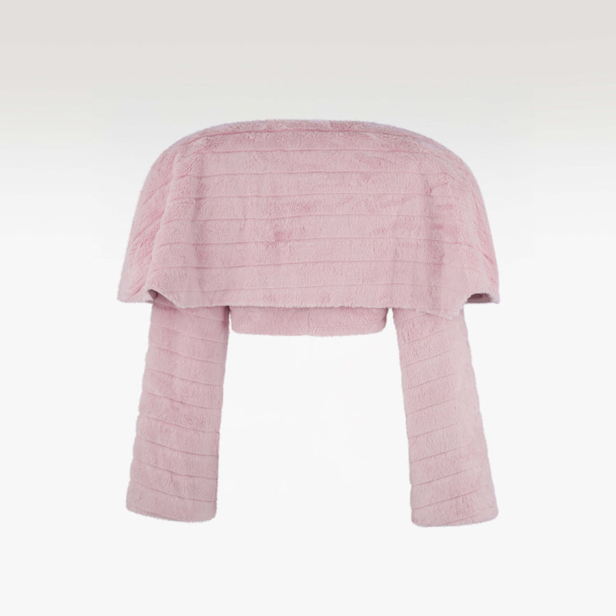 The Sugar Plum Armor Jacket | Premium Plum Faux Leather Structured Statement Jacket