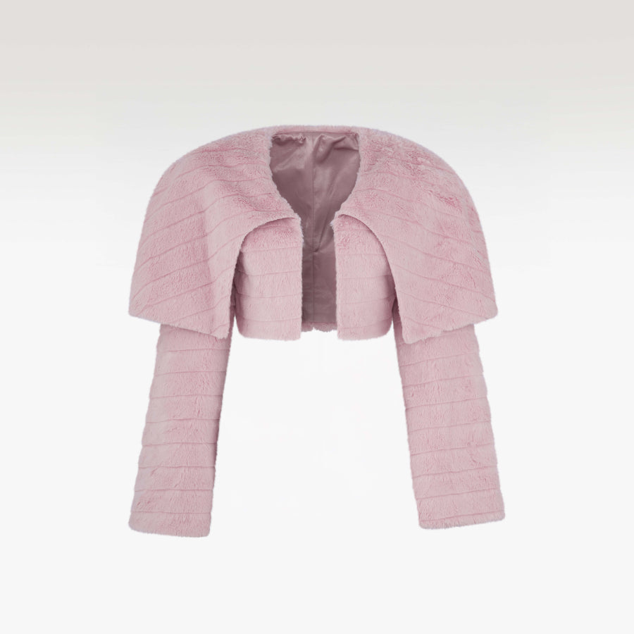 The Sugar Plum Armor Jacket | Premium Plum Faux Leather Structured Statement Jacket