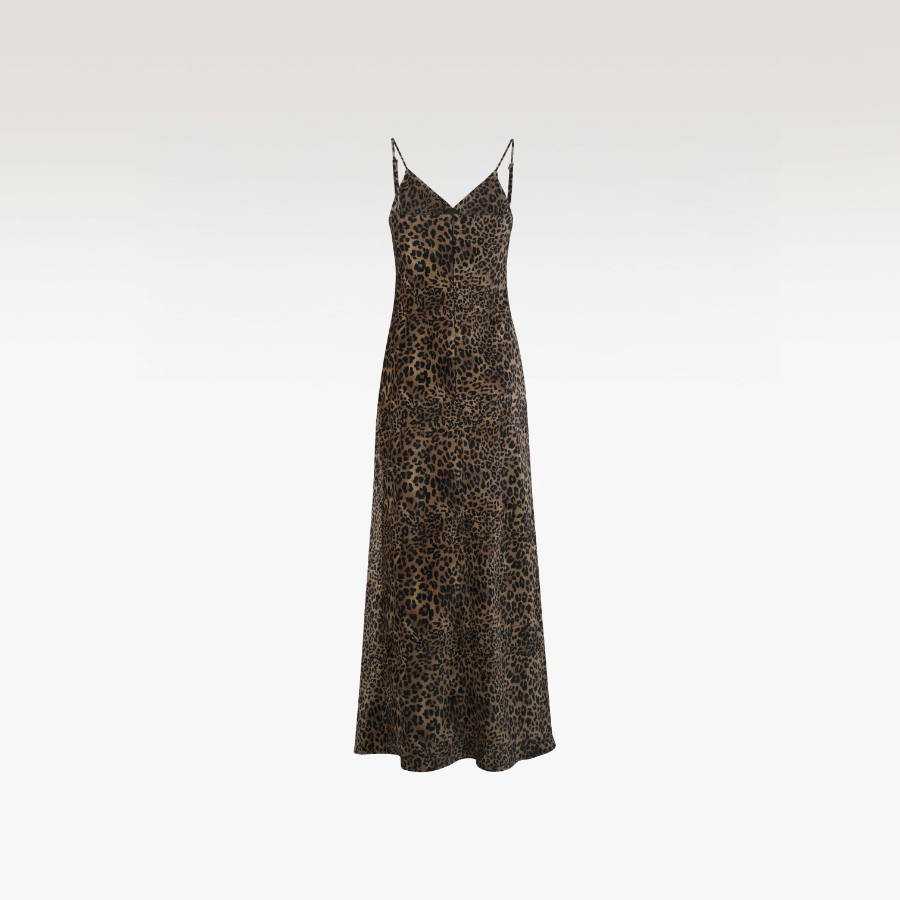 Velvet Vixen Dress | Premium Leopard Print Luxury Velvet Maxi
