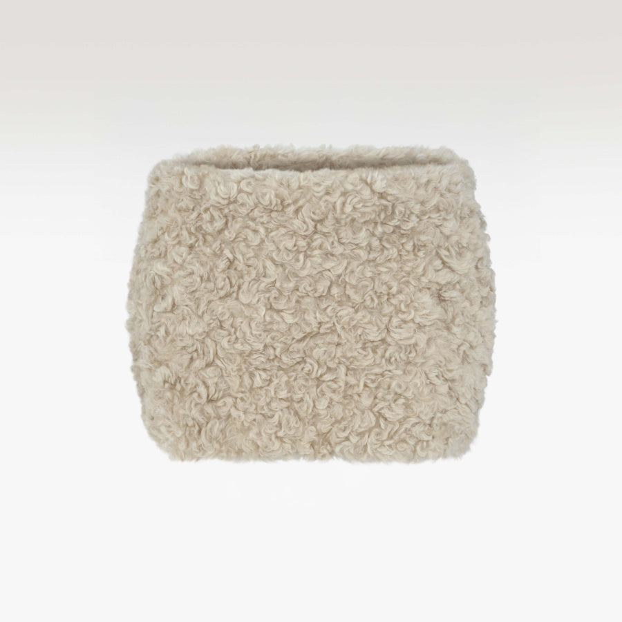 Teddy Cloud Faux Fur Mini Skirt | Premium Curly-Plush Luxury Skirt