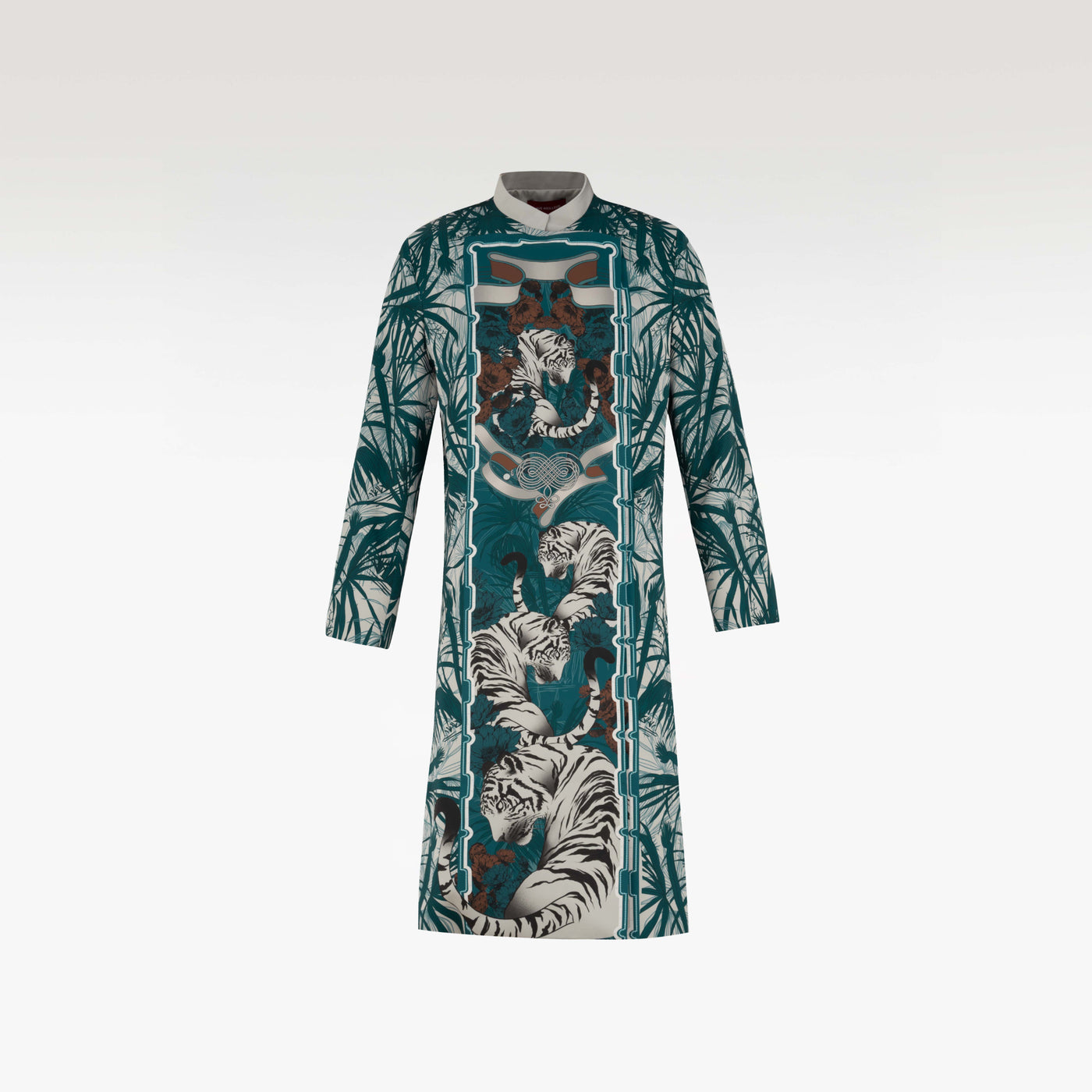 "Tu Ho" Ao Dai | Four Tigers Imperial Premium Silk Relaxed For Men