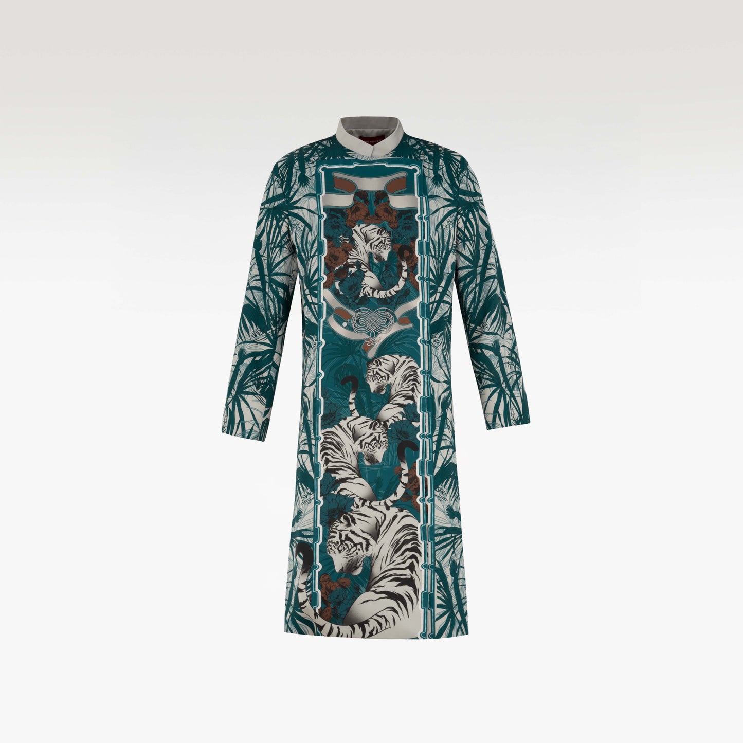 "Tu Ho" Ao Dai | Four Tigers Imperial Premium Silk Relaxed For Men