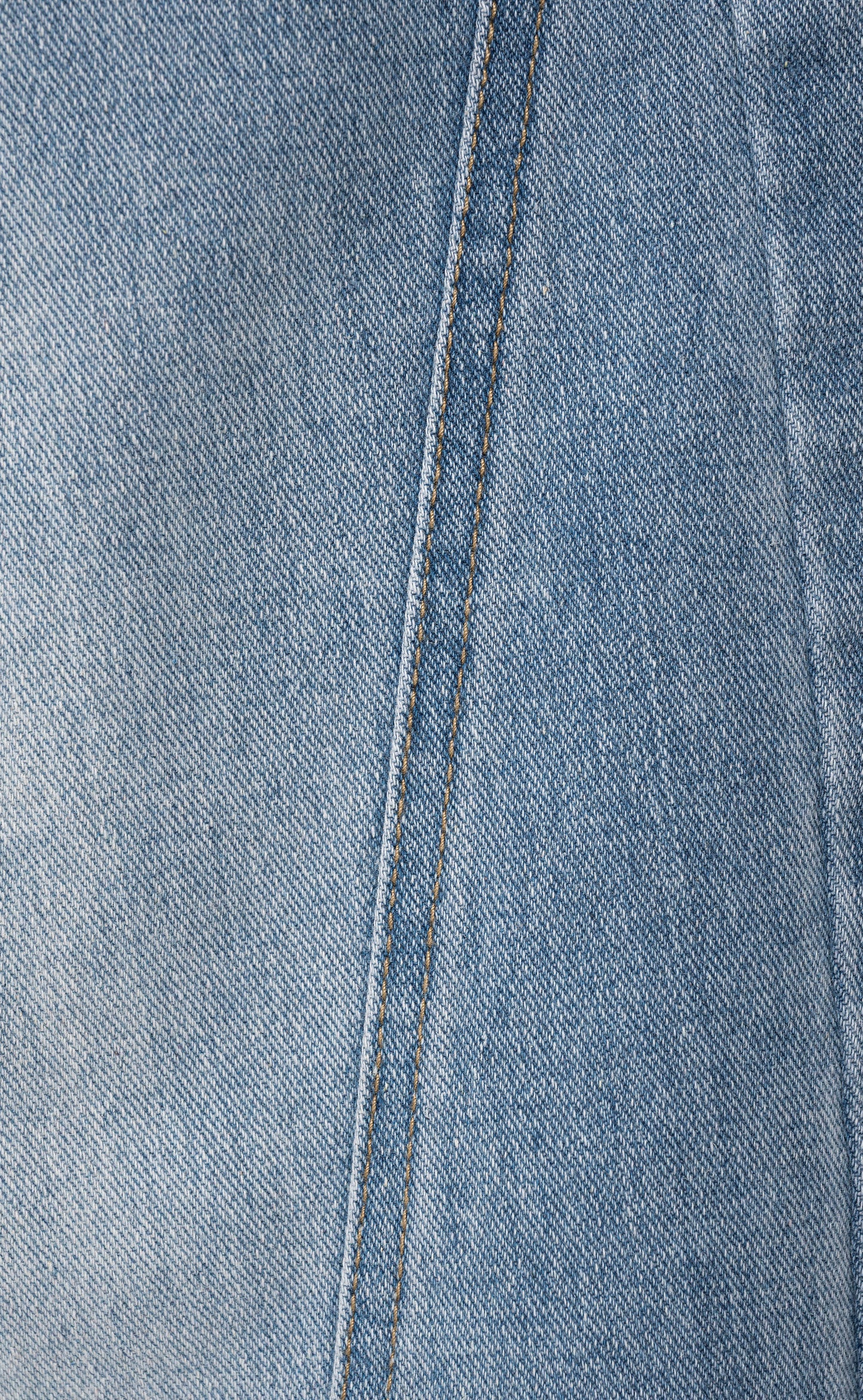 Fade Line Jeans | Architectural Paneled Wide-Leg Denim - Vintage Indigo Fade Streetwear Pants