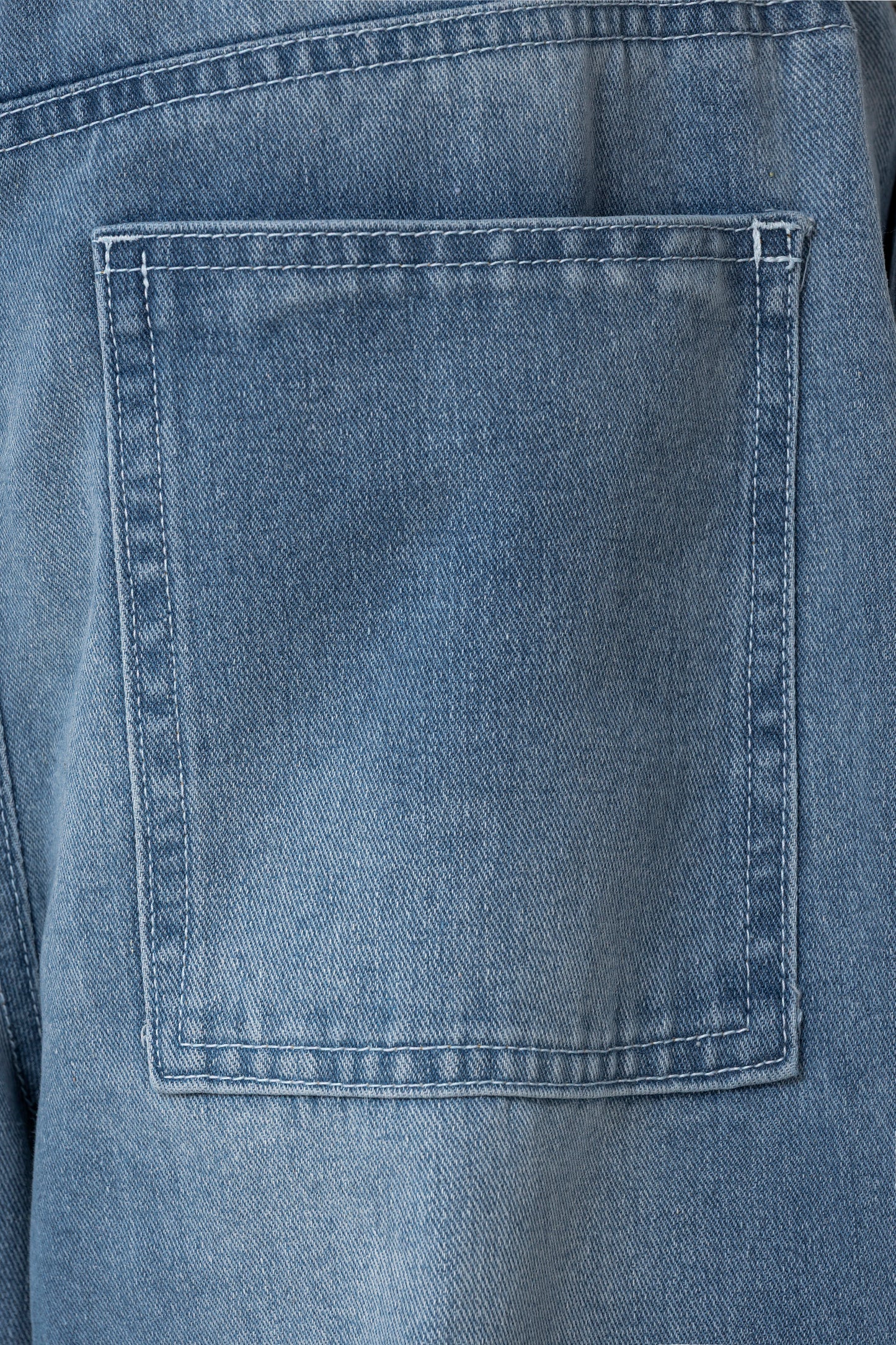 Fade Stack Cargo Pants | 3D Multi-Pocket Wide Leg Denim - Vintage Indigo Fade High-Utility Streetwear