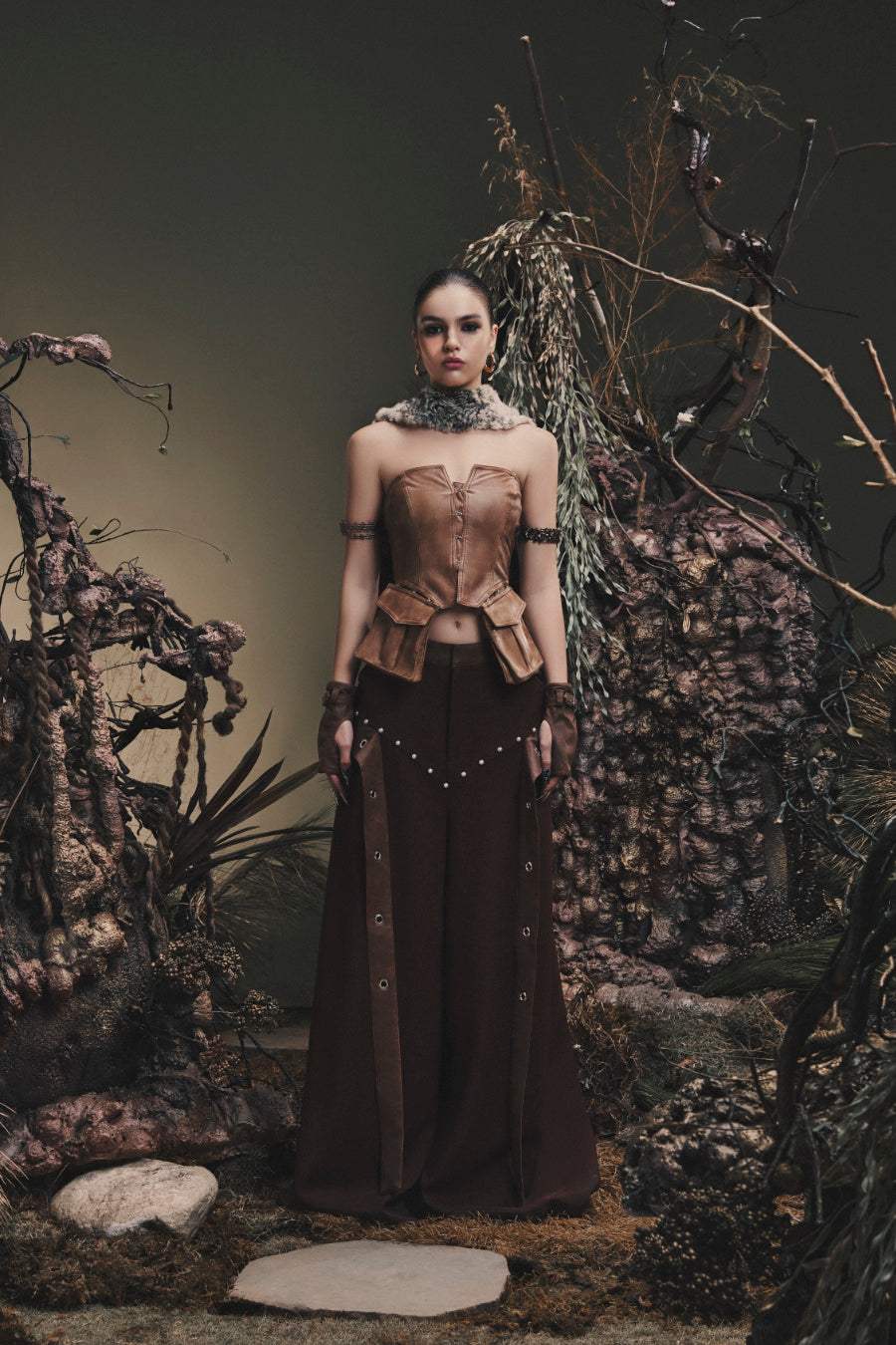 Saddle Leather Corset