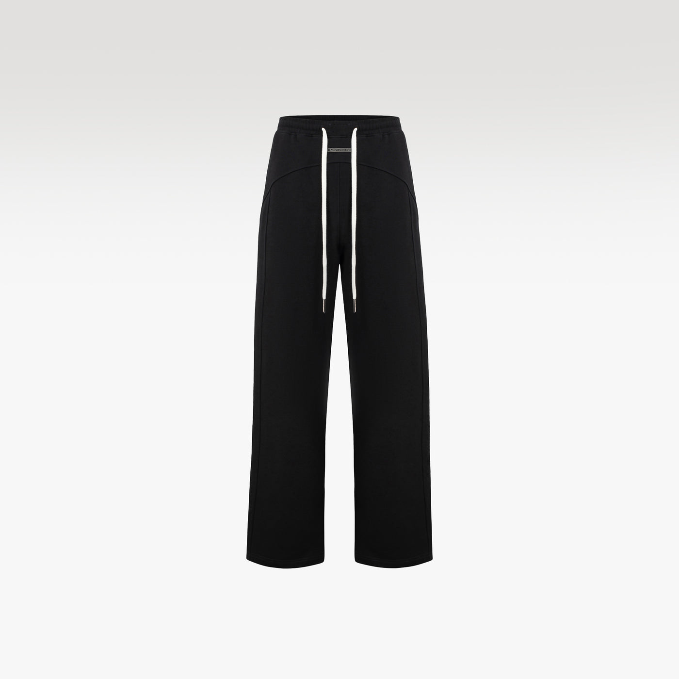 Carver Pants | Wide-Leg Black Scuba Ponte Elevated Athleisure Streetstyle
