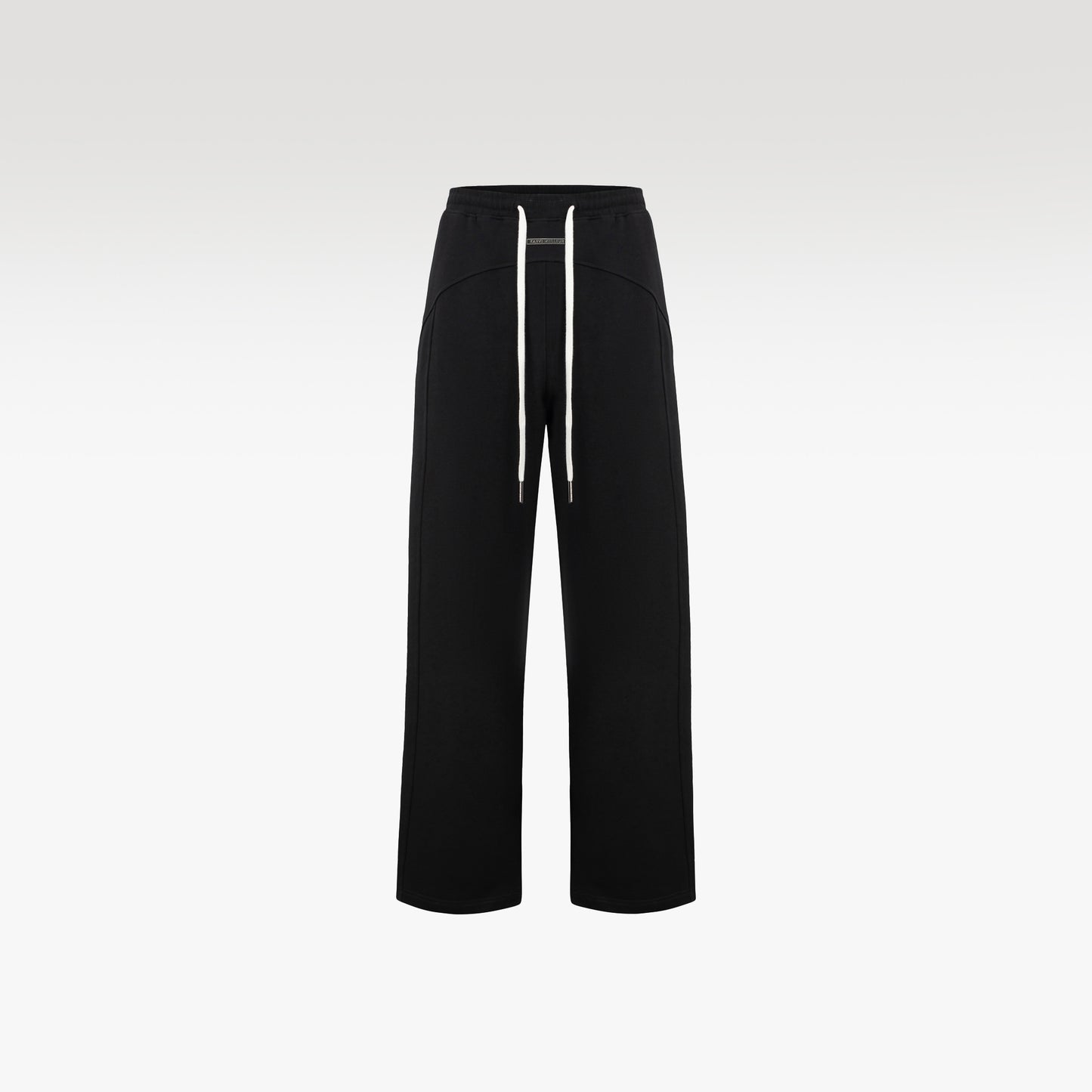 Carver Pants | Wide-Leg Black Scuba Ponte Elevated Athleisure Streetstyle