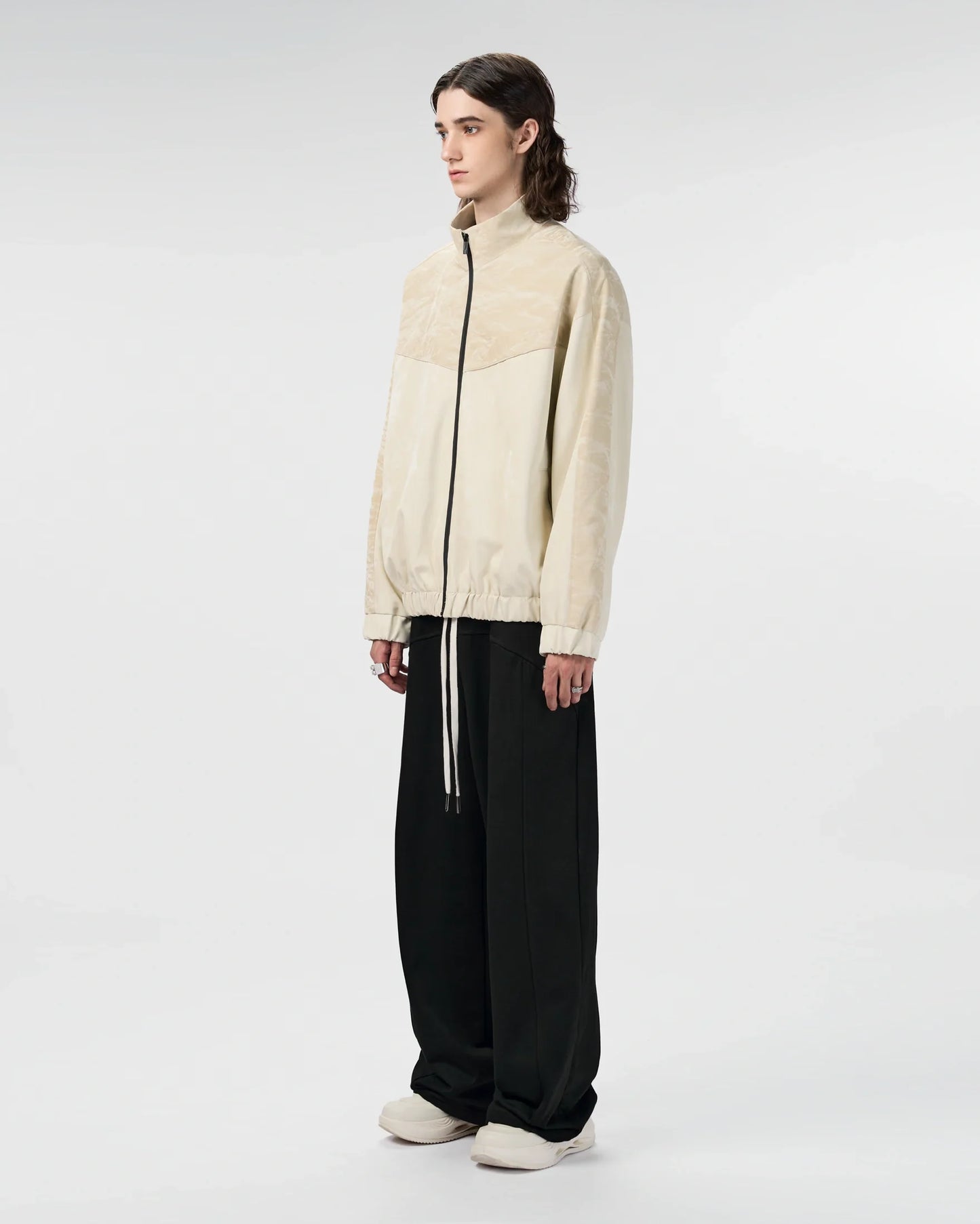 Carver Pants | Wide-Leg Black Scuba Ponte Elevated Athleisure Streetstyle