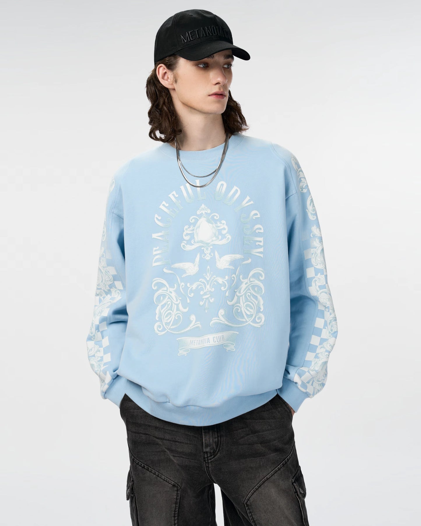 Metanoia Gradient Long - Sleeved Sweatshirt