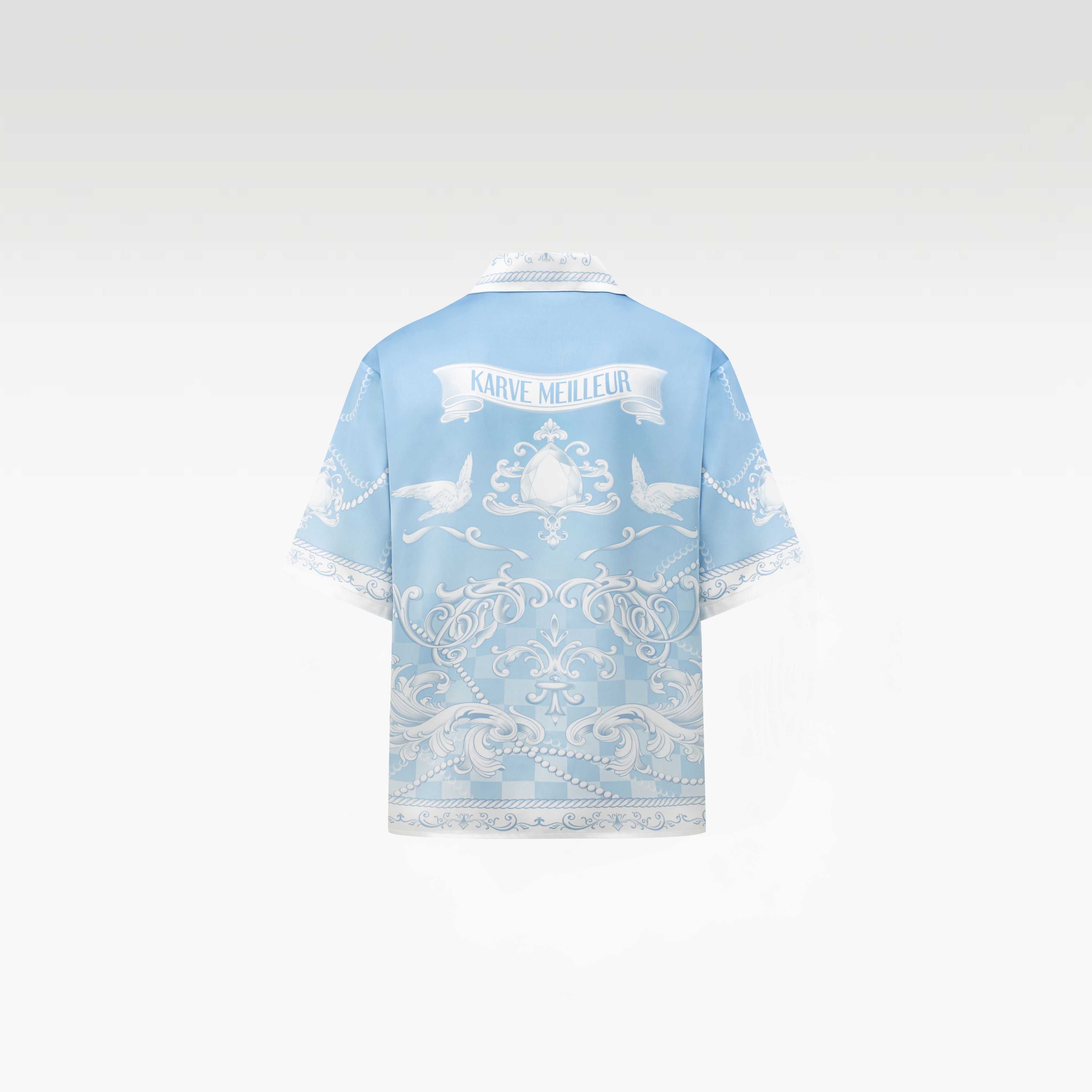Epiphany Silk Shirt | Premium Printed Silk Cuban Collar Baroque