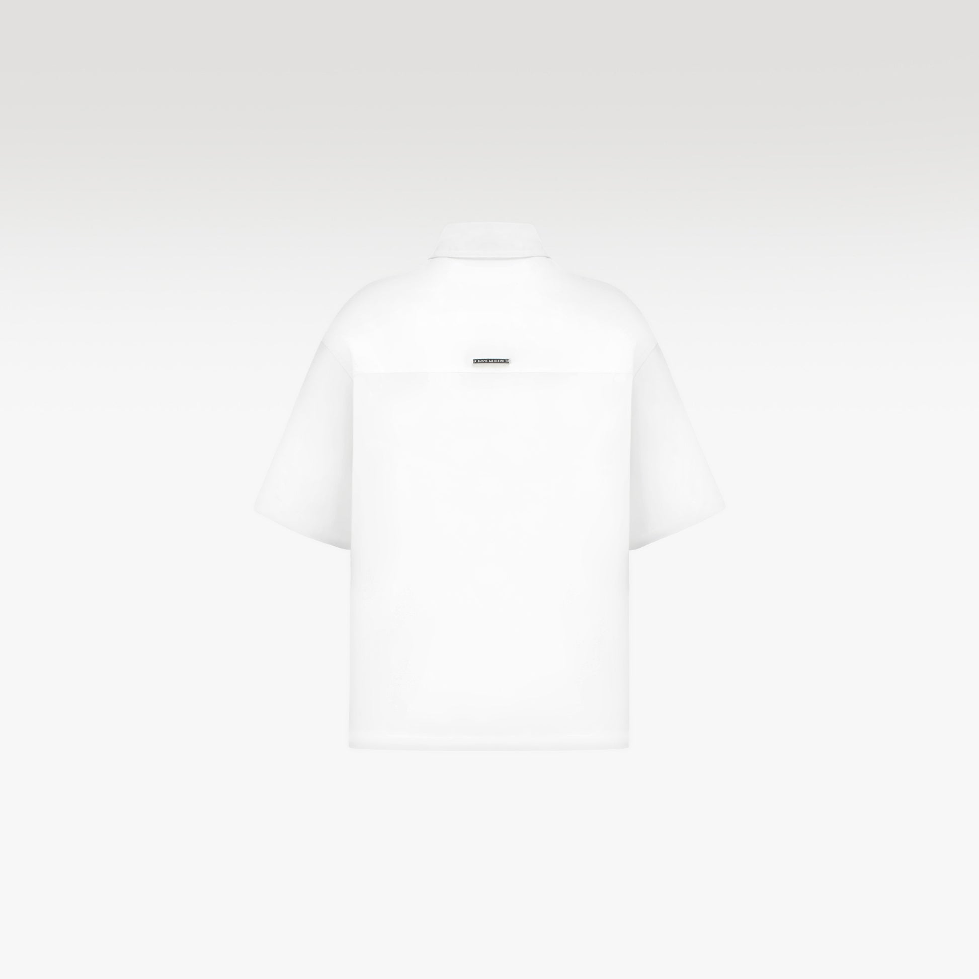 Elegant Boxy Shirt Unisex | White Minimalist Short-Sleeve Streetwear