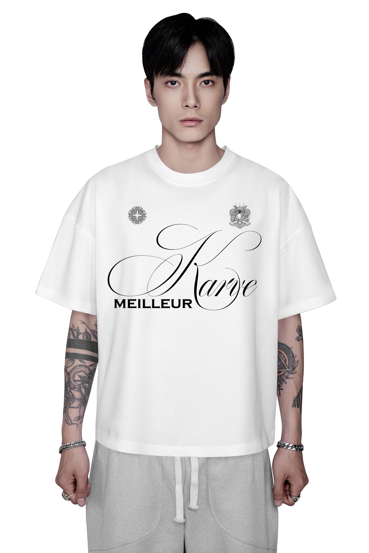 Karve Sign Boxy T-Shirt | Boxy Fit Graphic Tee