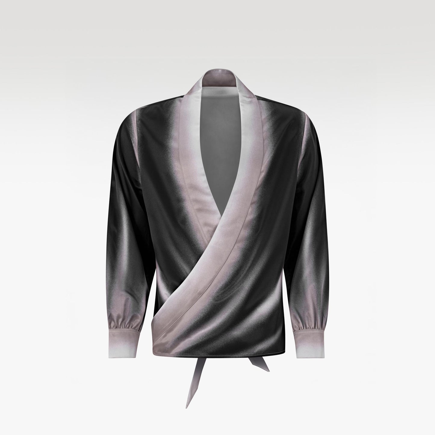 The Shadow Veil Silk Shirt | Premium Silk Relaxed Nocturnal