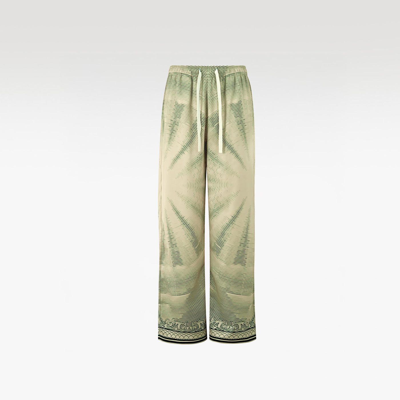 The Olive Decree Silk Pants | Premium Silk Relaxed Discreet
