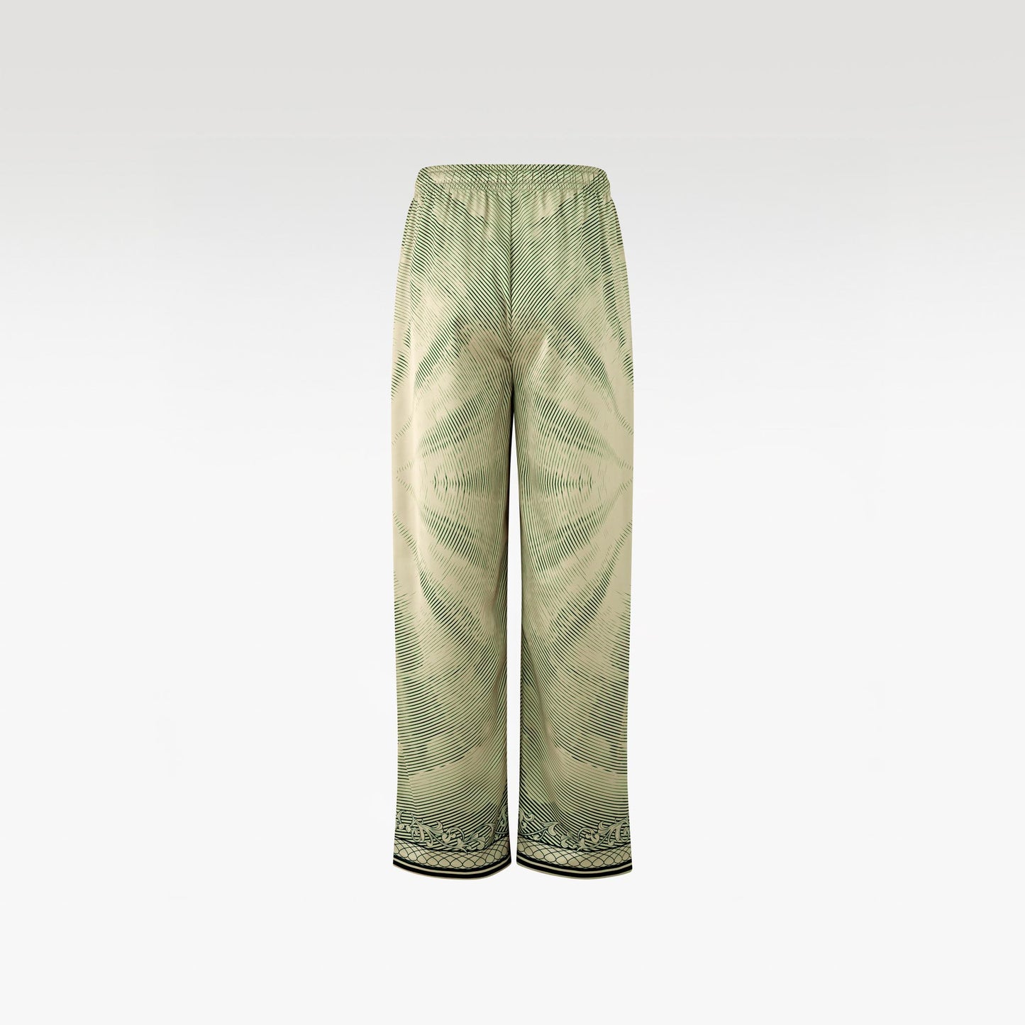 The Olive Decree Silk Pants | Premium Silk Relaxed Discreet