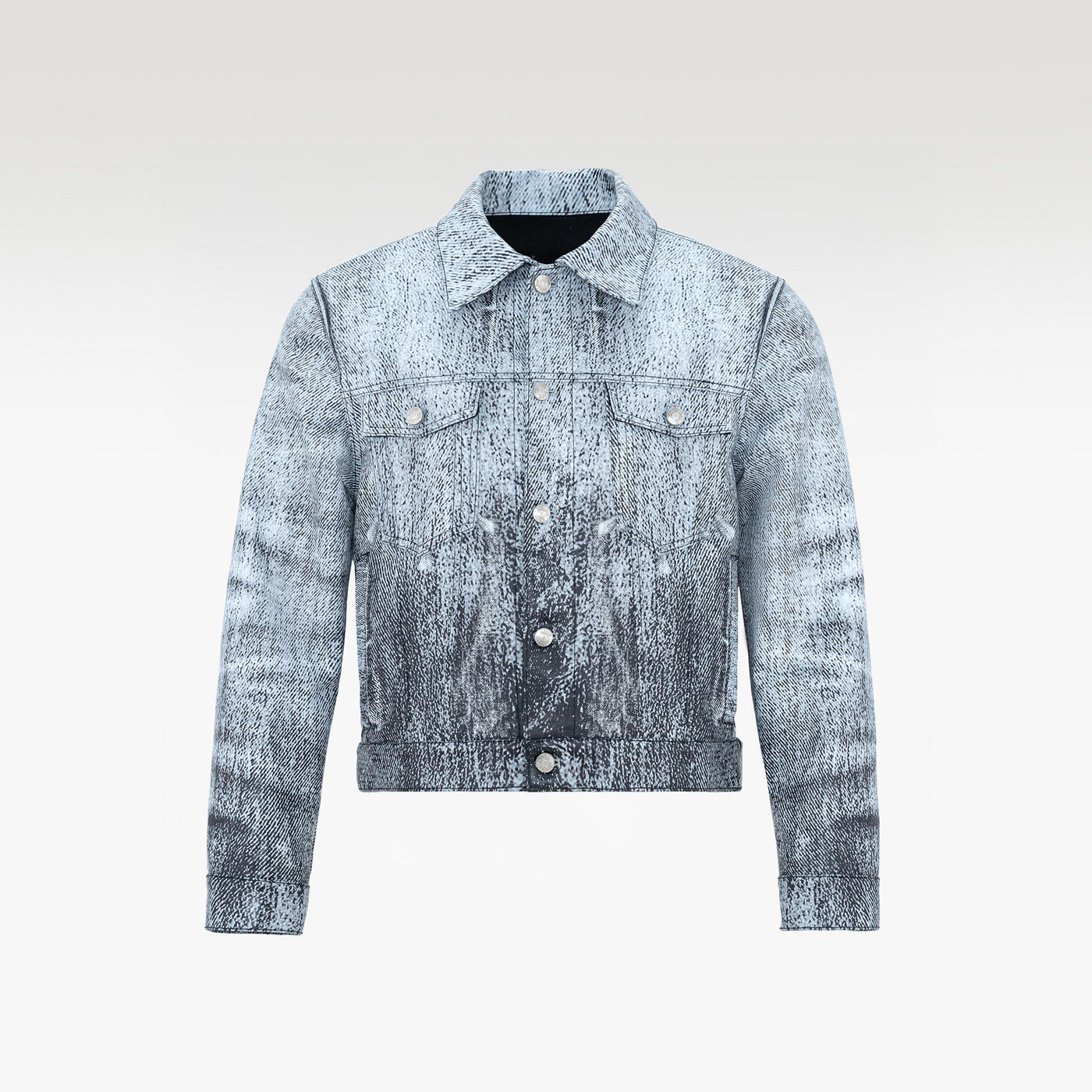 The Patina Legacy Kaki Jacket | Streetwear Distressed Wash-Out Denim
