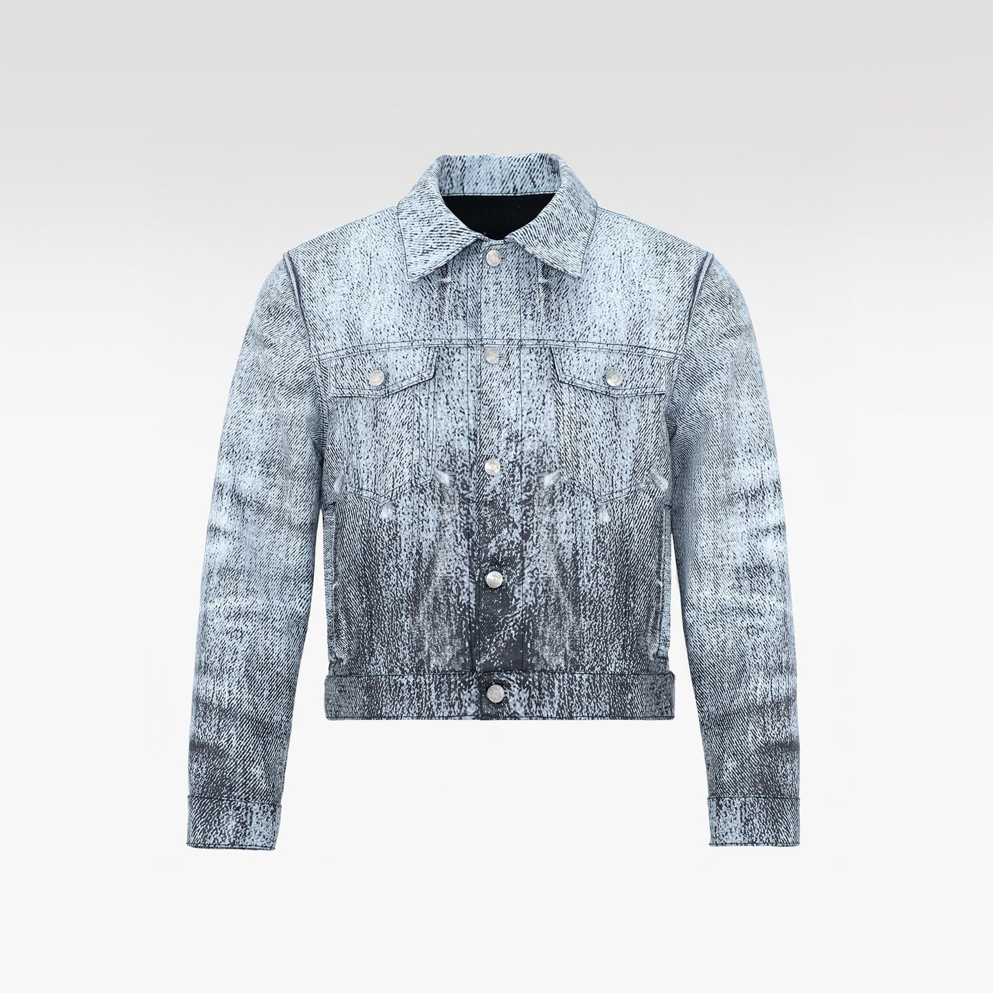 The Patina Legacy Kaki Jacket | Streetwear Distressed Wash-Out Denim