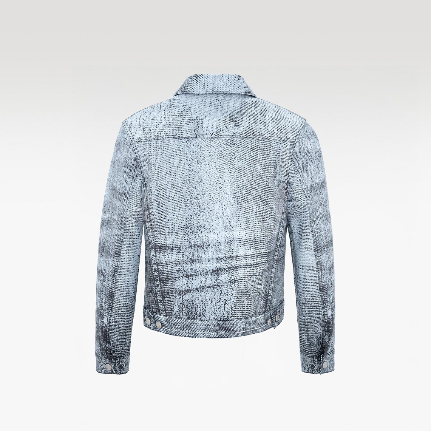 The Patina Legacy Kaki Jacket | Streetwear Distressed Wash-Out Denim