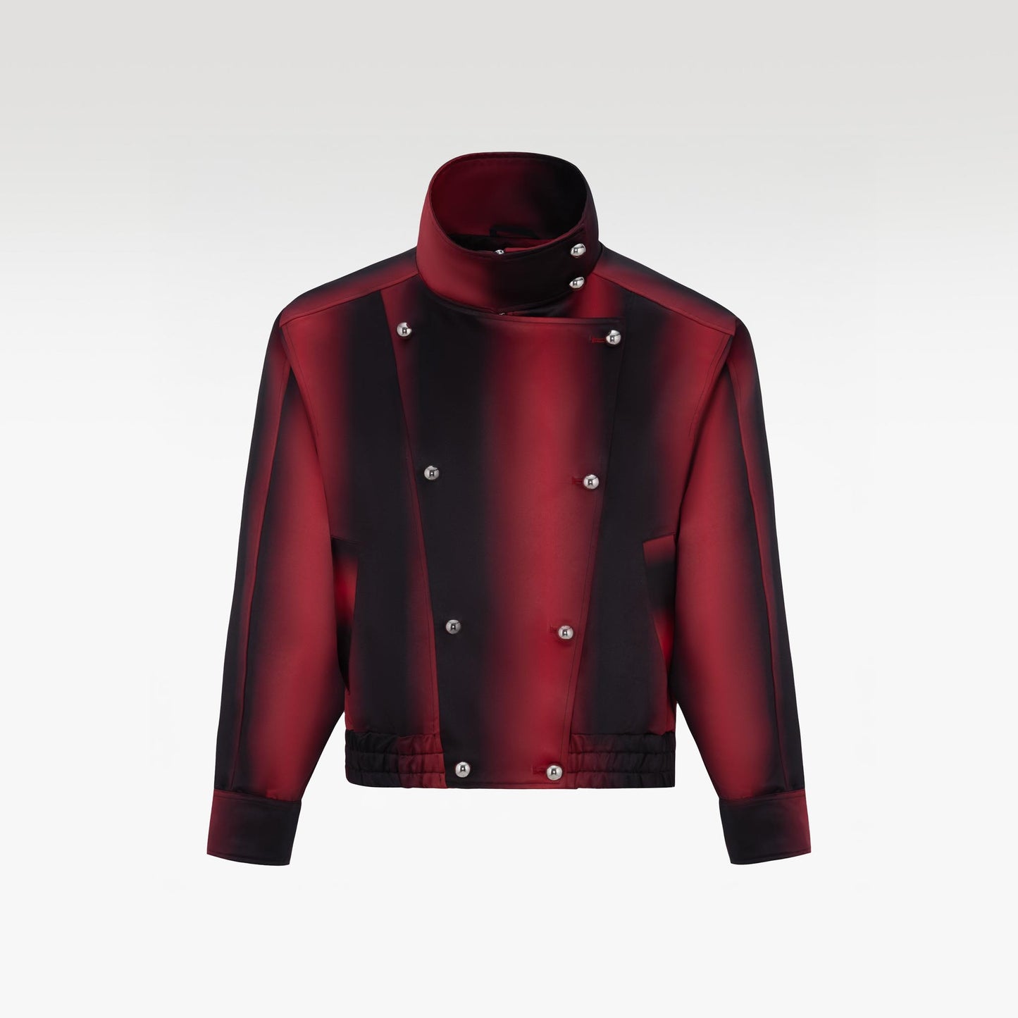 The Edge Lord Taffeta Jacket | High-Sheen Ombré Street Statement