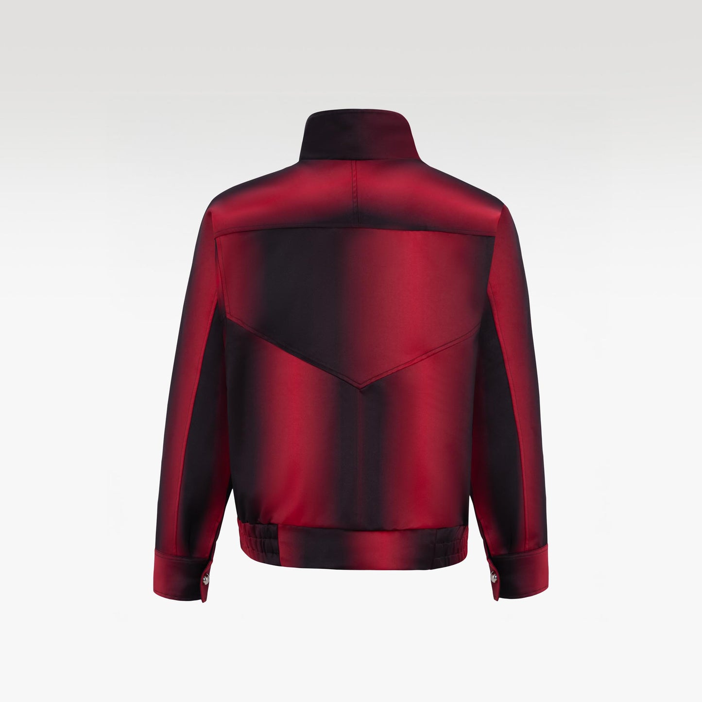 The Edge Lord Taffeta Jacket | High-Sheen Ombré Street Statement