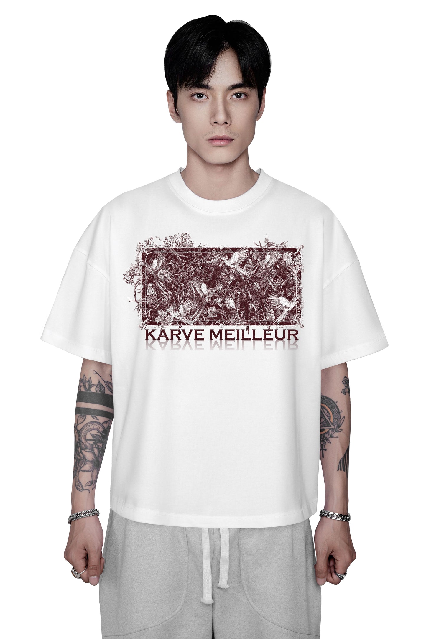 Parrot Paradise Boxy T-Shirt | Boxy Fit Graphic Tee